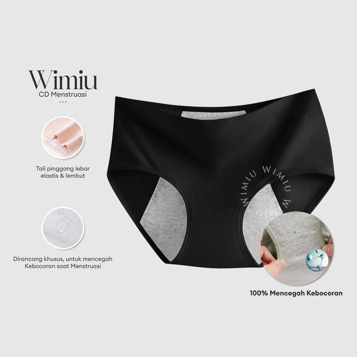 Gambar Wimiu Celana Dalam Menstruasi Haid Menstrual Panties Katun Murni Maxi Wanita Panty Woman Women Panty Bahan Katun Haid Sanitary Panty CD 300105 1PCS Nyaman - Multicolor, L dari Wimiu undefined Tokopedia