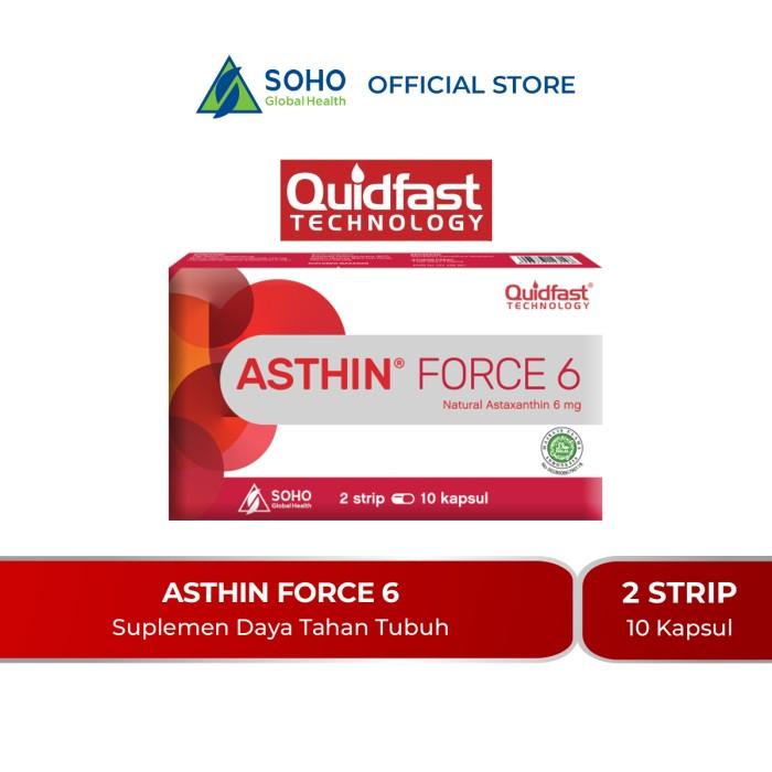 Gambar Asthin Force 6 Daya Tahan Tubuh - 2 Strip @10 Kapsul - 2 Strip @10 Kapsul dari Soho Global Health_NEW undefined Tokopedia