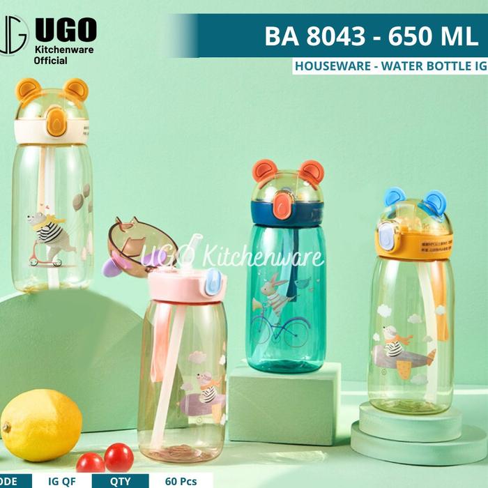 Gambar Botol Minum Plastik Anak Sekolah Lucu Motif Ada Kupingnya dari CVBERINDO undefined Tokopedia