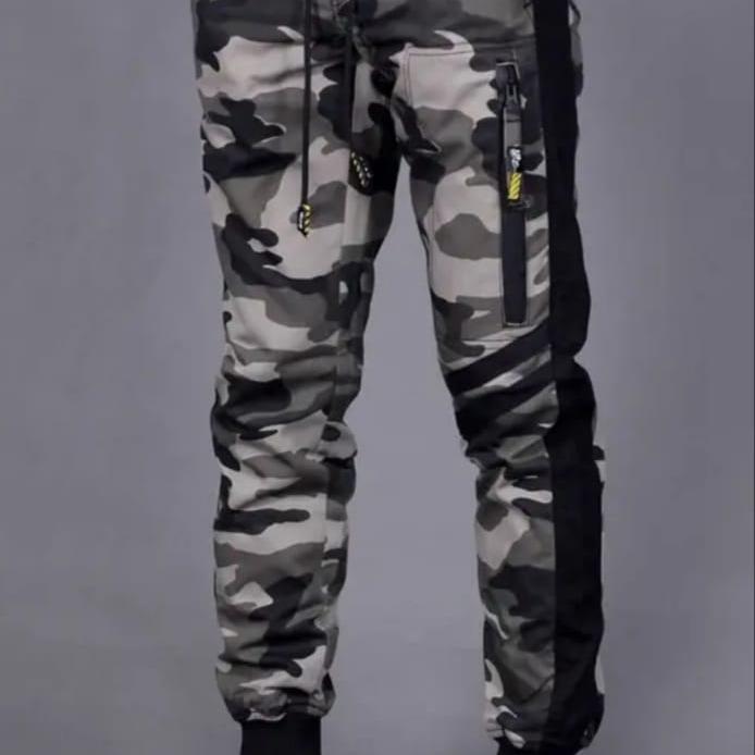 Gambar LAGII BIG PROMO BAHAN TEBAL CELANA PANJANG JOGGER LORENG ARMY pria original  Nyaman sport Olahraga - JOGGER LORENG GREY, S dari TOKO BUSANA SERBA COD undefined Tokopedia