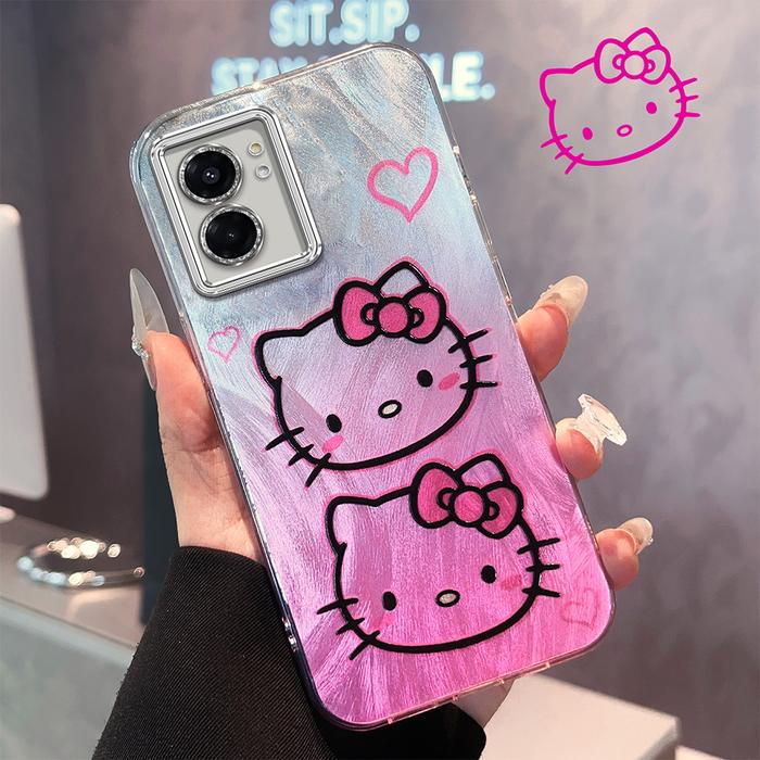 Jual New! 【Lens film protection】 Pink kitty Case Fashion