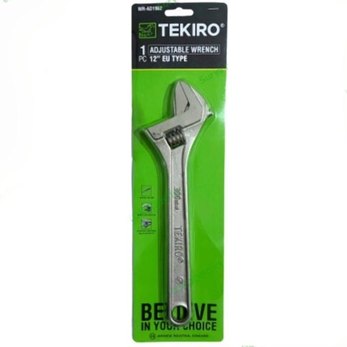 Gambar TEKIRO Kunci Inggris /Adjustable Wrench EU Type 12 inch 30cm WR-AD1962 dari Drill&Co undefined Tokopedia