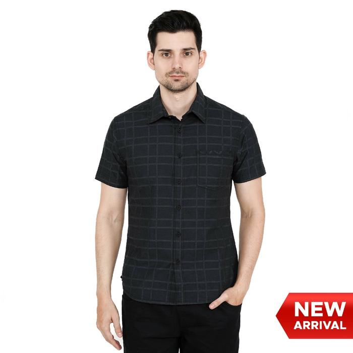 Gambar Cressida Kemeja Slimfit Pria Hitam  - Hmkbs.hb057x dari Cressida undefined Tokopedia