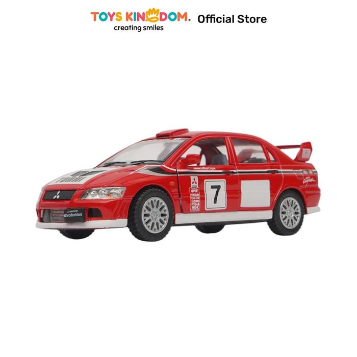 Gambar Toys Kingdom Top Gear Kinsmart 1:36 Diecast Mitsubishi Lancer Evolution Vii Wrc Random Miniatur Mobil Mobil-Mobilan Kids Toy Mainan Anak Bermain Permainan Koleksi Collectible dari Toys Kingdom ID undefined Tokopedia