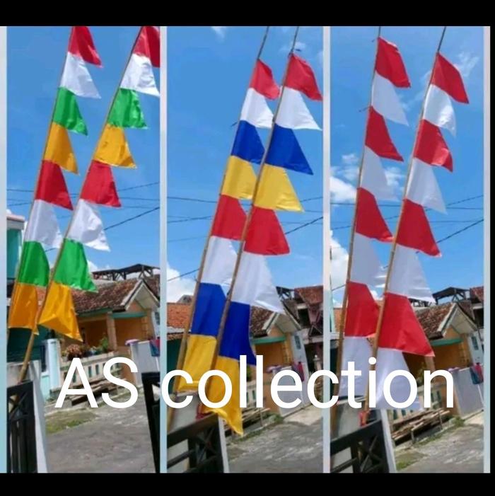 Gambar Bendera umbul umbul polos - Biru dari AS collection313 undefined Tokopedia