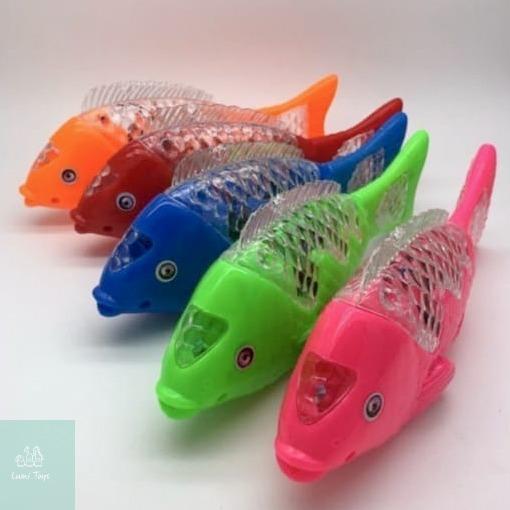Gambar Mainan Anak Ikan KOI Goyang Bisa Nyala Lampu & Goyang Dancing Fish - Ikan Goyang dari Lumitoys undefined Tokopedia
