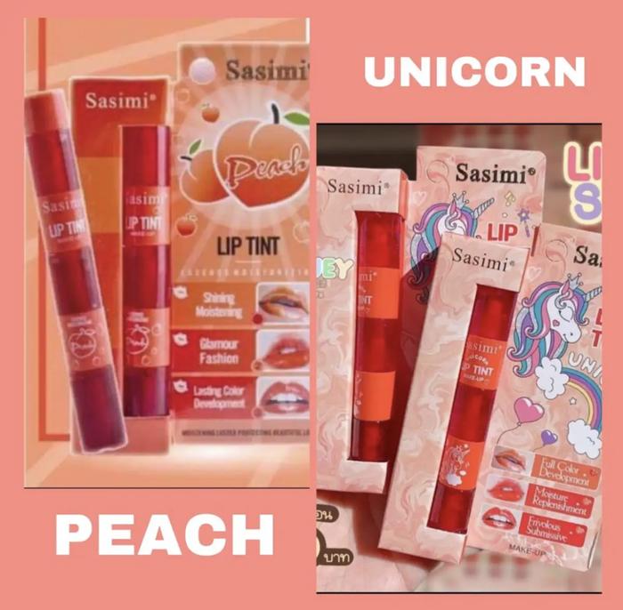 Gambar [ Pcs ] Liptint 3 In 1 sasimi Peach / Unicorn dari STARKOSMET undefined Tokopedia