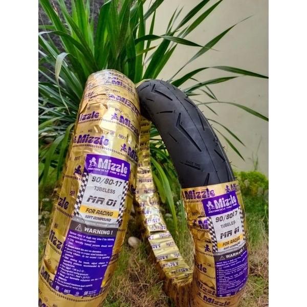 Gambar *Ban Mizzle MR01 90/80 R17 Original 100% untuk Track Basah dan Kering - Motorcycle, Racing dari Ban Kingland Indonesia undefined Tokopedia
