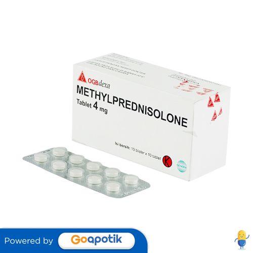 Gambar METHYLPREDNISOLONE 4 MG OGB DEXA MEDICA BOX 100 TABLET dari Apotek Kosambi By GoApotik undefined Tokopedia
