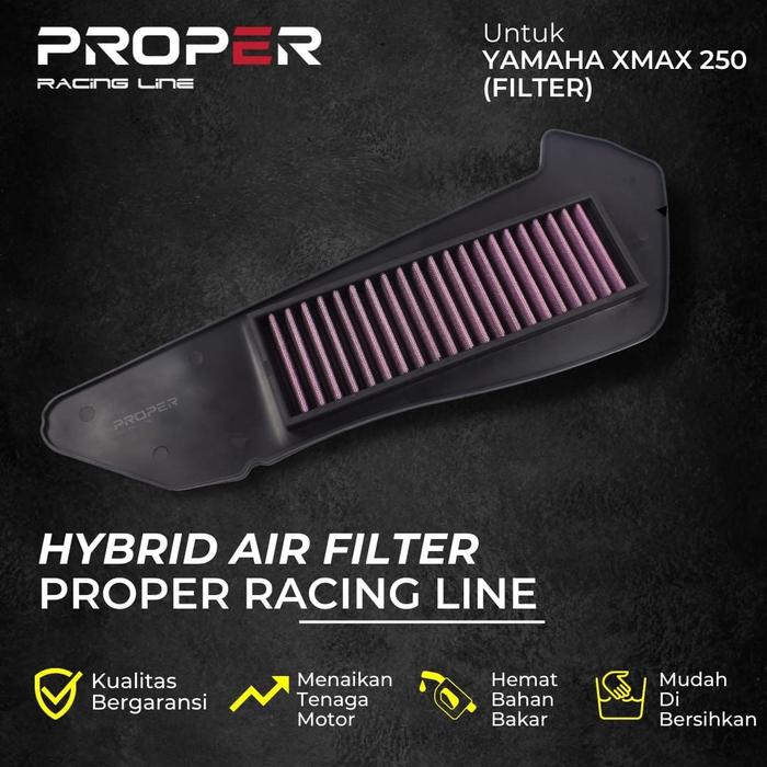 Gambar Filter Udara PROPER Racing Line Semua Motor - Beat FI/ESP dibawah 2020 dari BSS RACING undefined Tokopedia