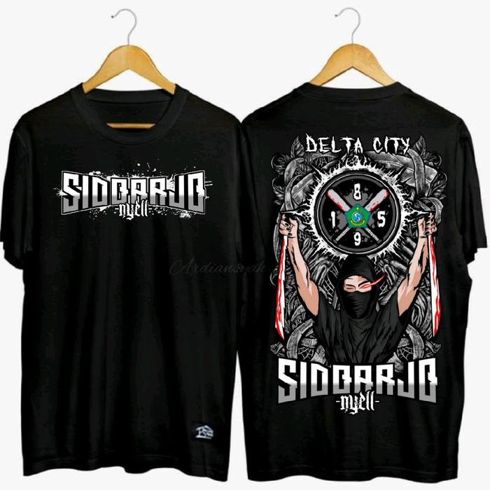 Gambar Kaos distro kota SIDOARJO NYELL - XXL, kaos hitam dari Ardiansyahgroup undefined Tokopedia