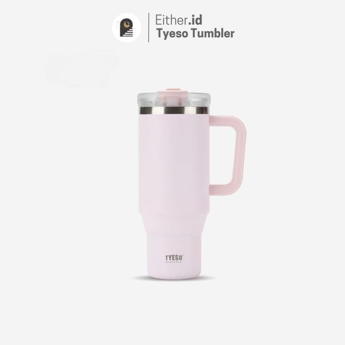 Gambar TYESO TUMBLER STAINLESS KOPI CUP HIGH QUALITY VACUUM INSULATED 1200 ML ORIGINAL Botol Minum Steel - Pink (1200ml) dari sgstoreee_NEW undefined Tokopedia