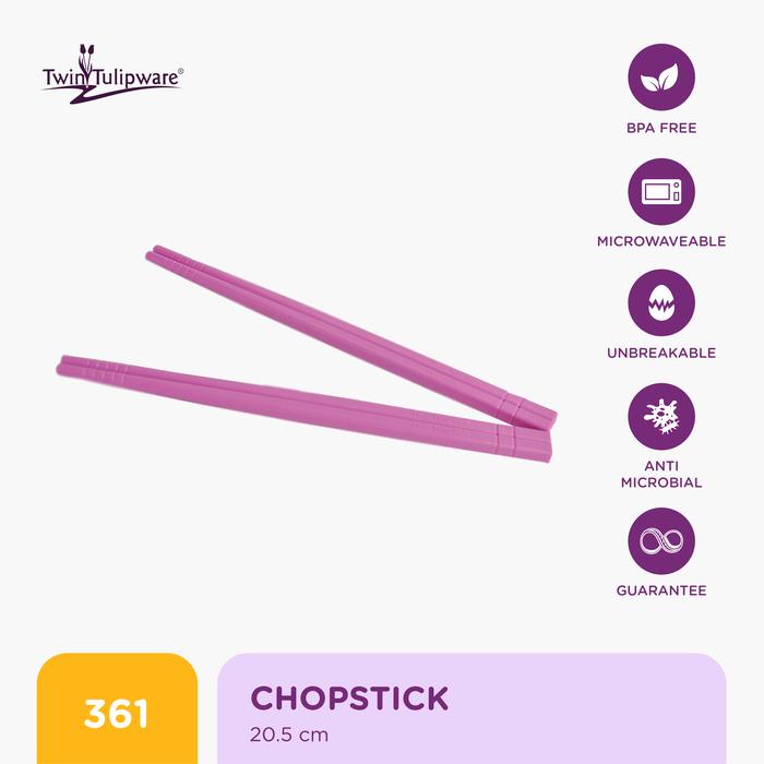 Gambar Twin Tulipware Chopstick (2) - Sumpit - Pink Lady dari Twin Tulipware Indonesia undefined Tokopedia