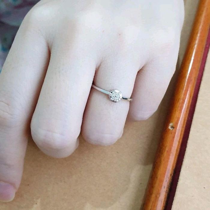 Gambar Cincin Perak Wanita Silver Asli 925 dari VELLIN SILVER undefined Tokopedia