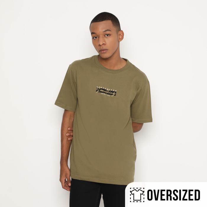 Gambar RBJ T-Shirt Cotton Oversized Pria 2079330011 - Olive New, S dari RBJ undefined Tokopedia