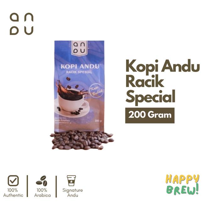 Gambar Kopi Bubuk Andu Racik Spesial 200 Gram | Kopi Instan | Kopi Penambah Stamina | Coffee Robusta Arabika Espresso Natural dari KOPI ANDU undefined Tokopedia