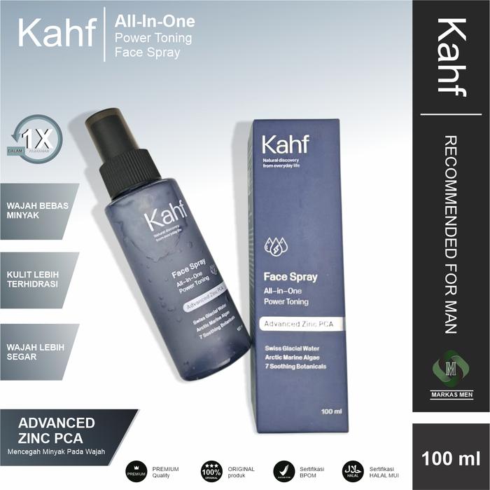 Gambar Toner Wajah Pria Face Spray Kahf All-in-One Power Toning dari MARKAS MEN undefined Tokopedia
