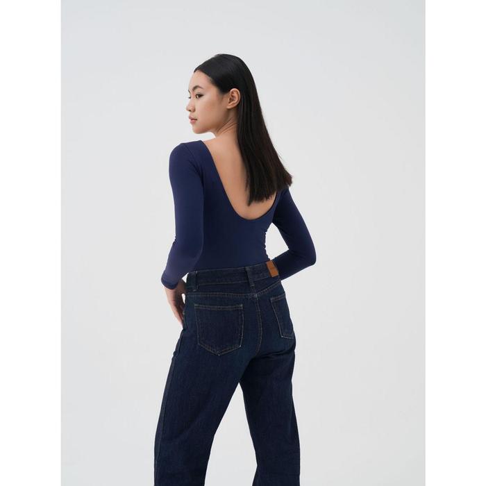 Jual GOENA Tisha Backless Long Sleeve Bodysuit Top Broken White