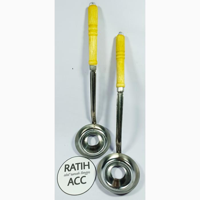 Gambar cetakan irus cintung centong sendok sutil donat cair Kitchenware dari Ratih ACC undefined Tokopedia
