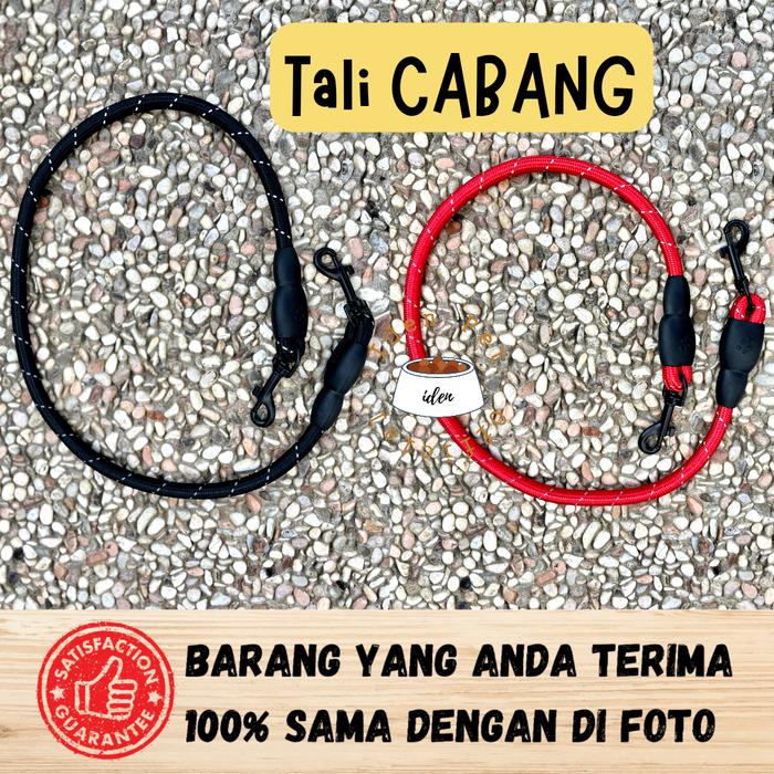 Gambar Tali Tuntun Hewan Anjing 2 / 3 / 4 Cabang Kuat Tebal 3 Ways Dog Leash Rope - Tali CABANG, Merah dari Iden Pet undefined Tokopedia