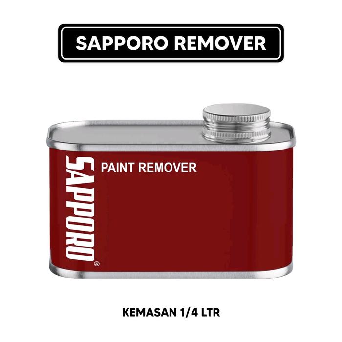 Gambar Paint Remover Sapporo 1/4 Liter perontok cat (kirim luar pulau jawa pilih pengiriman ekonomi) dari Sapporo Jaksel undefined Tokopedia