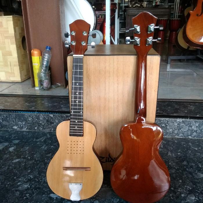 Gambar Gitar Cak kentrung keroncong body kayu mahoni dari GoohanTawangsari undefined Tokopedia