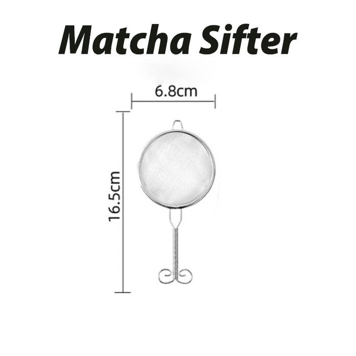 Gambar Vinnatsu Matcha Sifter / Tea Strainer  / Bubuk Teh Jepang Stainless  Tea /Tea Powder Stainless 75mm Saringan Steel - 6.8*16.5cm dari Vinnatsu official undefined Tokopedia