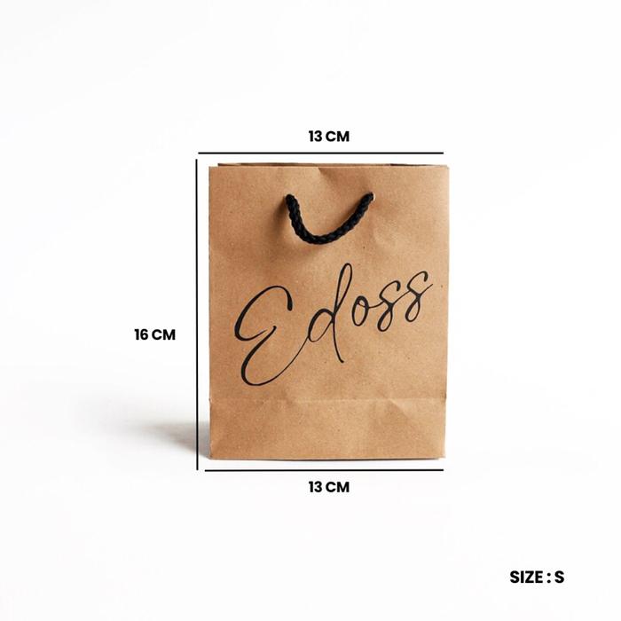 Gambar EDOSSBAGS | TAMBAHAN PACKING | PAPER BAG EDOSS - PAPER BAG BROWN S dari EDOSS_NEW undefined 2 Tokopedia