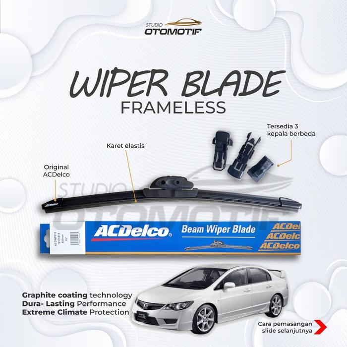 Gambar WIPER CIVIC FD BATMAN 2006-2011 ACDELCO 26-22 BEAM FRAMELESS - acdelco dari studio otomotif undefined Tokopedia