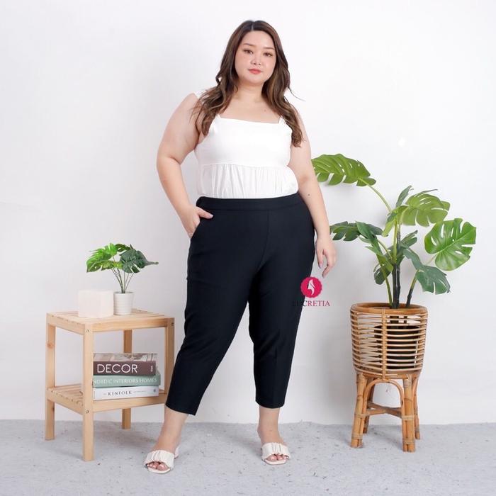 Gambar NEYLA || CELANA 7/8 WANITA UKURAN BIGSIZE 8111 - Coksu dari Lucretia undefined Tokopedia