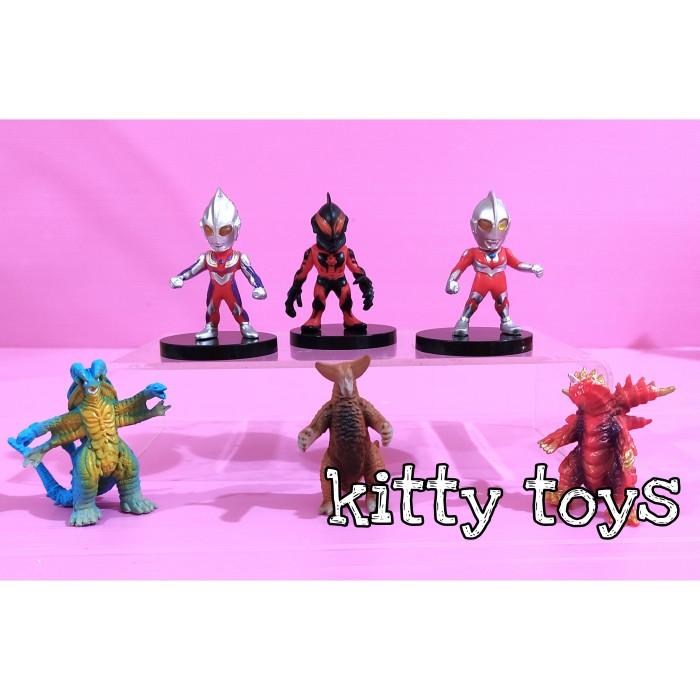 Gambar MAINAN ULTRAMAN ACTION FIGURE SET ISI 8 PCS HIASAN KUE CAKE TOPPER - set 6pc - 5-6cm dari KITTY TOYS undefined Tokopedia