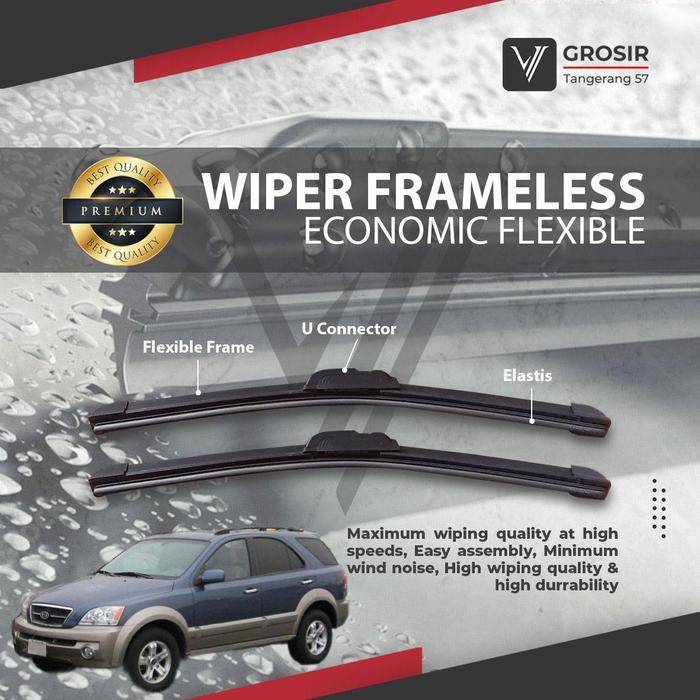 Gambar WIPER KIA SORENTO BL 2003-2009 FRAMELESS 2 PCS - FRAMELES dari Grosir Tangerang 57 undefined Tokopedia