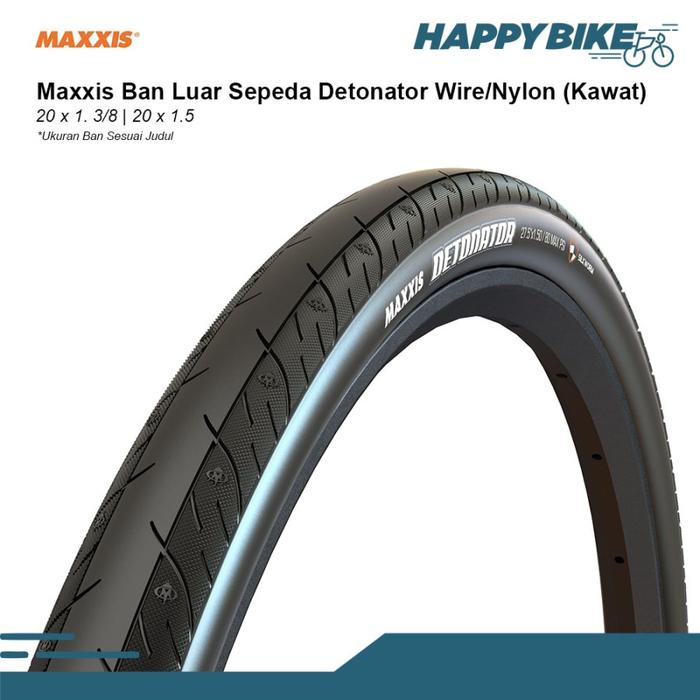 Gambar MAXXIS Tire Ban Luar Sepeda Lipat BMX Detonator 20 x 1.50 Nylon dari Happy Bike undefined Tokopedia