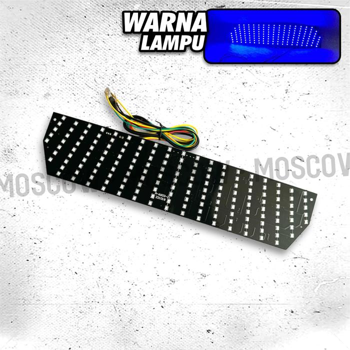 Gambar LAMPU STOP LED RUNNING 7 MODE + SEN SEIN NMAX OLD MIKA STOPLAMP LAMP SMOKE BENING YAMAHA N-NMAX LAMA 2014 2015 2016 2017 2018 2019 LAMPU REM LED RUNING NMAX FLASH KEDIP OTOMATIS MANUAL LAMPU BELAKANG - BIRU dari MOSCOW PART LED_NEW undefined Tokopedia