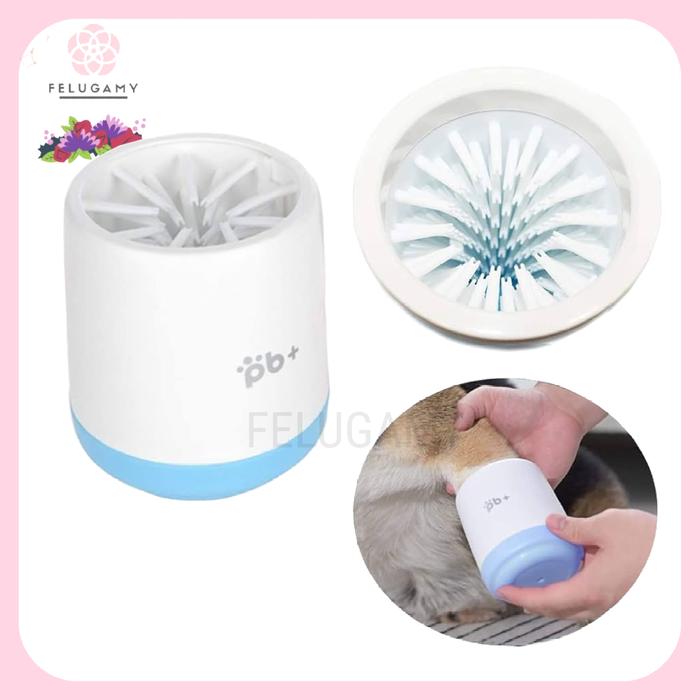 Gambar Pet Paw Cleaner Pet Washer Cup Alat Pembersih Sikat Kaki Anjing Kucing - Biru Cup dari Felugamy Store undefined Tokopedia