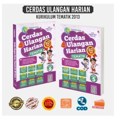 Gambar Buku Cerdas Ulangan Harian Tematik Kurikulum 2013 Kelas 1 - 6 SD atau MI Soft Cover - Kelas 5 dari Griya Sekar_NEW undefined Tokopedia