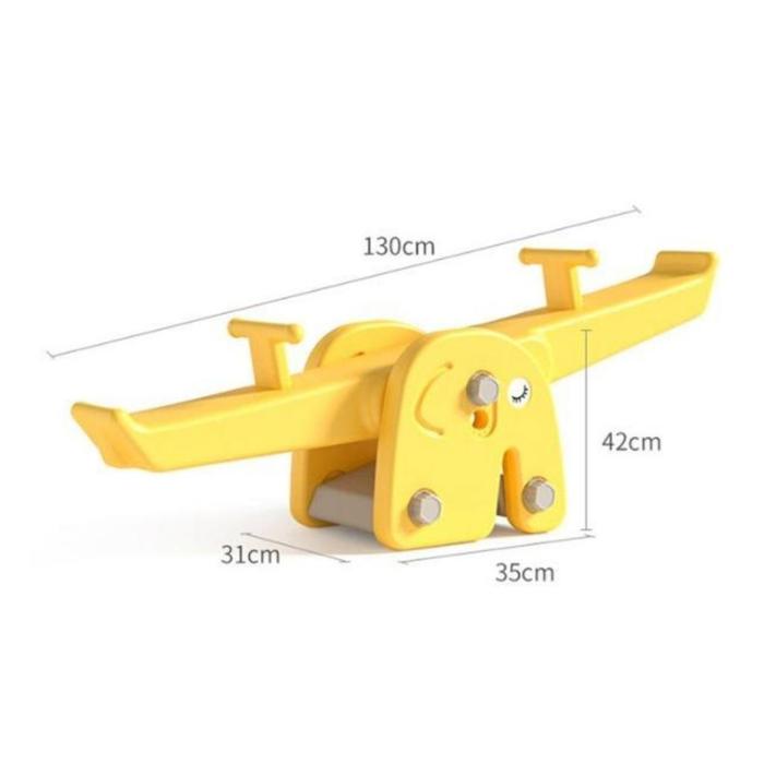 Gambar Molion Mainan Anak Jungkat-Jungkit TOYSBAR M1503 Rocking Horse HDPE Panjang 130cm Tinggi 41cm untuk Playground - KUNING dari toysbar_NEW Kota Administrasi Jakarta Utara Tokopedia
