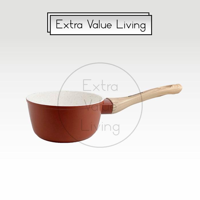 Gambar MINOWA Panci Sauce Pan 14 cm Panci Mpasi Keramik Anti Lengket WP-14 - Merah dari Extra Value Living undefined Tokopedia