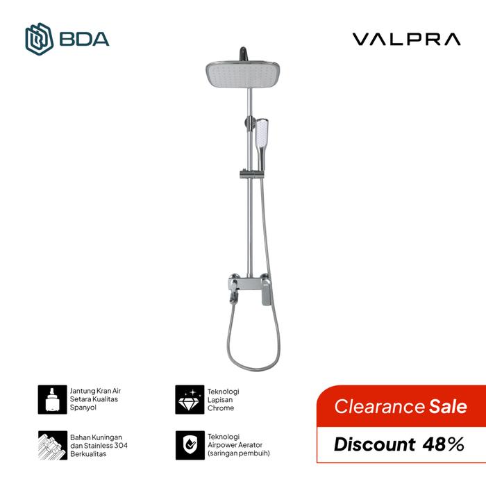 Gambar Valpra Shower Kamar Mandi Set Shower Set Tiang Shower Mandi Panas Dingin V CL 8864 dari BDA Official Store undefined Tokopedia