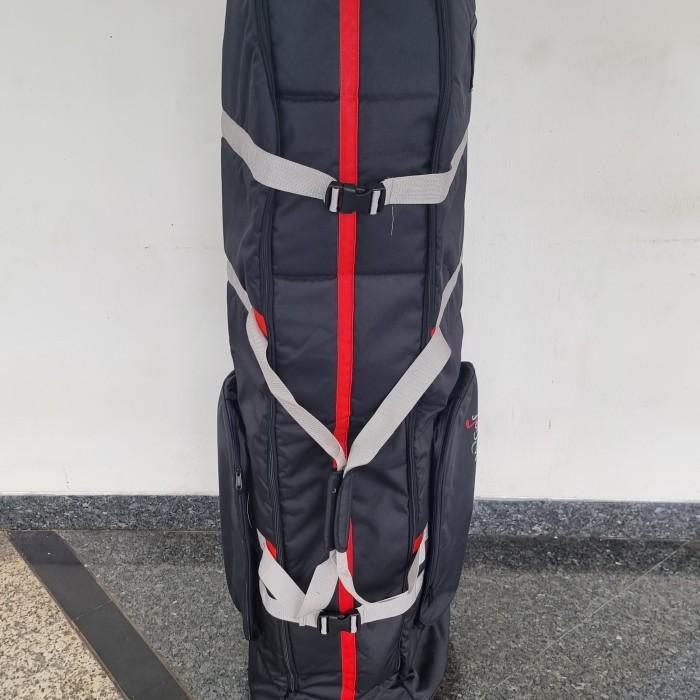 Gambar Golf Travel Bag Cover Roda Full Padding Tebal - Htm lis merah dari Hobi Golf Shop undefined Tokopedia