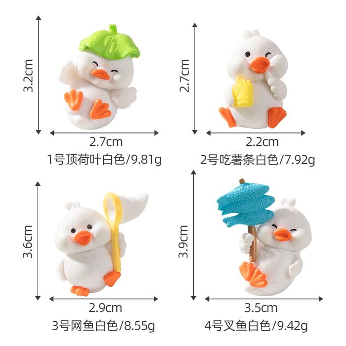 Gambar RUMAH KRAVE - Resin Duck Cake Topper Bebek - White dari Rumah Krave undefined Tokopedia