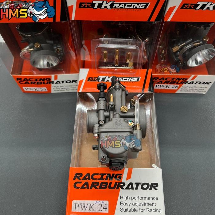 Gambar KARBURATOR KARBU PWK 24 26 28 TK RACING BLACK SERIES KOTAK ORIGINAL TK RACING FREE PJ MJ JARUM SKEP - PWK 24 TK dari HMS RACING_NEW undefined Tokopedia