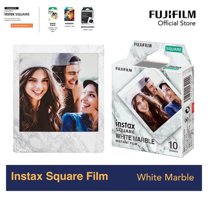 Instax Refill Square White Marble Instax Square Film Kamera Camera di  Taskamera-id Tokopedia - Main Image