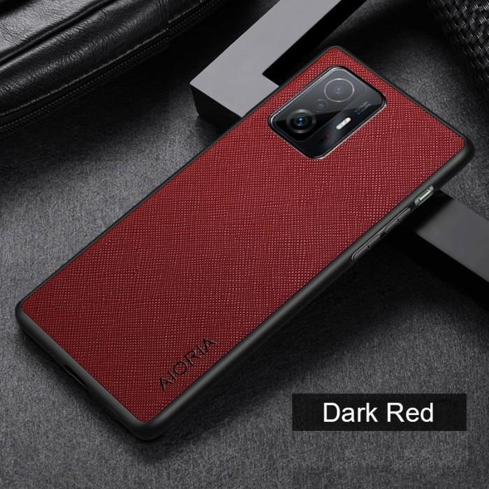 Gambar Xiaomi 11T / 11T Pro Soft Case Canvas Cross Pattern - Merah, 11T dari Ninepointnine undefined Tokopedia