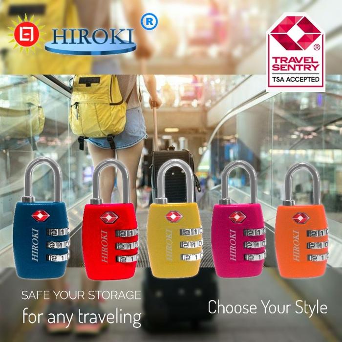 Bagasi Changi Airport Store Luggage Gembok TSA INTERNATIONAL