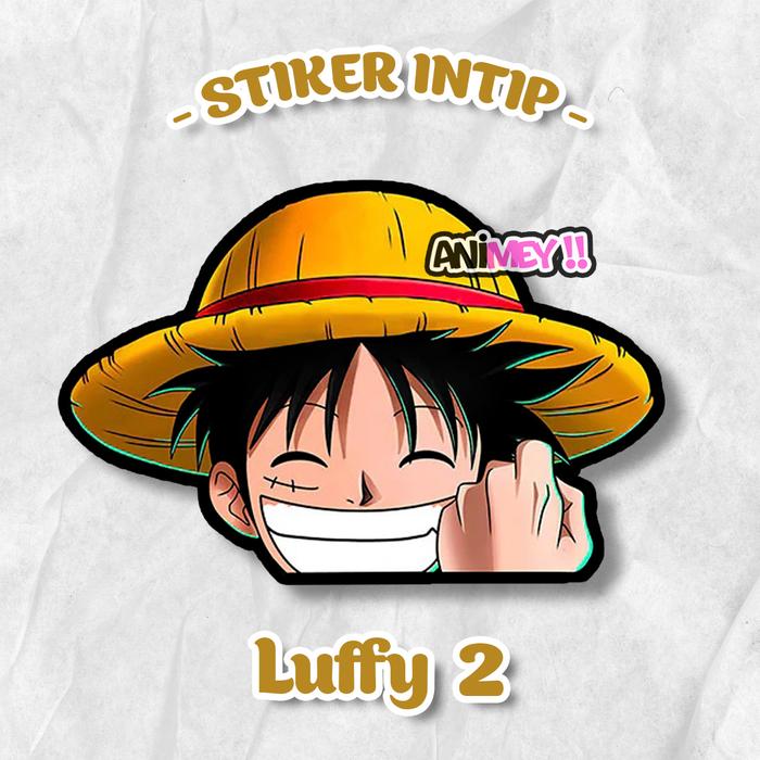 Jual Stiker Intip Luffy One Piece / Sticker Anime Waterproof - 2, MINI ...