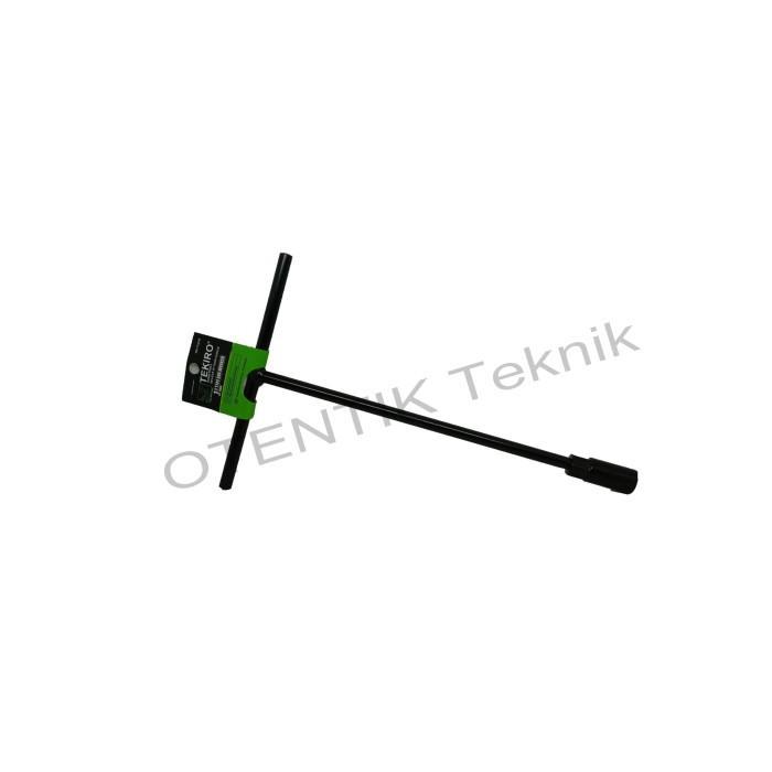 Gambar TEKIRO T TYPE WRENCH 14 MM - KUNCI SOCK T HITAM 14 MM dari Otentik teknik undefined Tokopedia