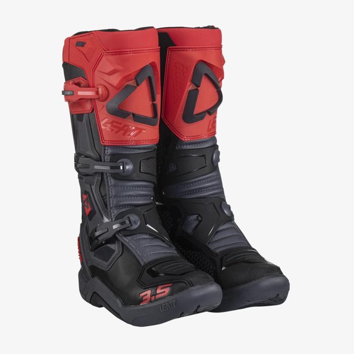 Gambar LEATT Boots 3.5 Moto Trail Slidelock System Motocross Boots [Red] - US8//UK7/EU42/CM26.5 - US8//UK7/EU42/CM26.5 dari toko9 febri undefined Tokopedia