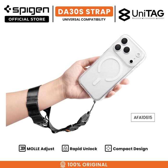 Gambar SPIGEN Wrist Lanyard Hand Strap Tali Gantungan HP Adjustable Universal Phone - Black dari Spigen Indonesia undefined Tokopedia