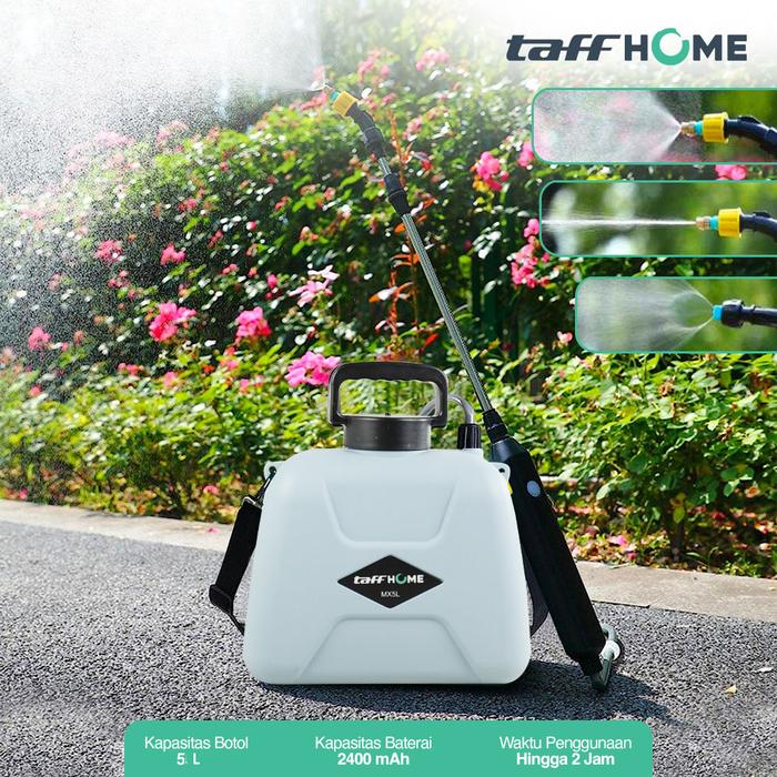 Gambar [Bayar di Tempat] TaffHOME Semprotan Gendong Elektrik Sprayer Shoulder Type 5 Liter - Blue Black dari Autonet Store undefined Tokopedia